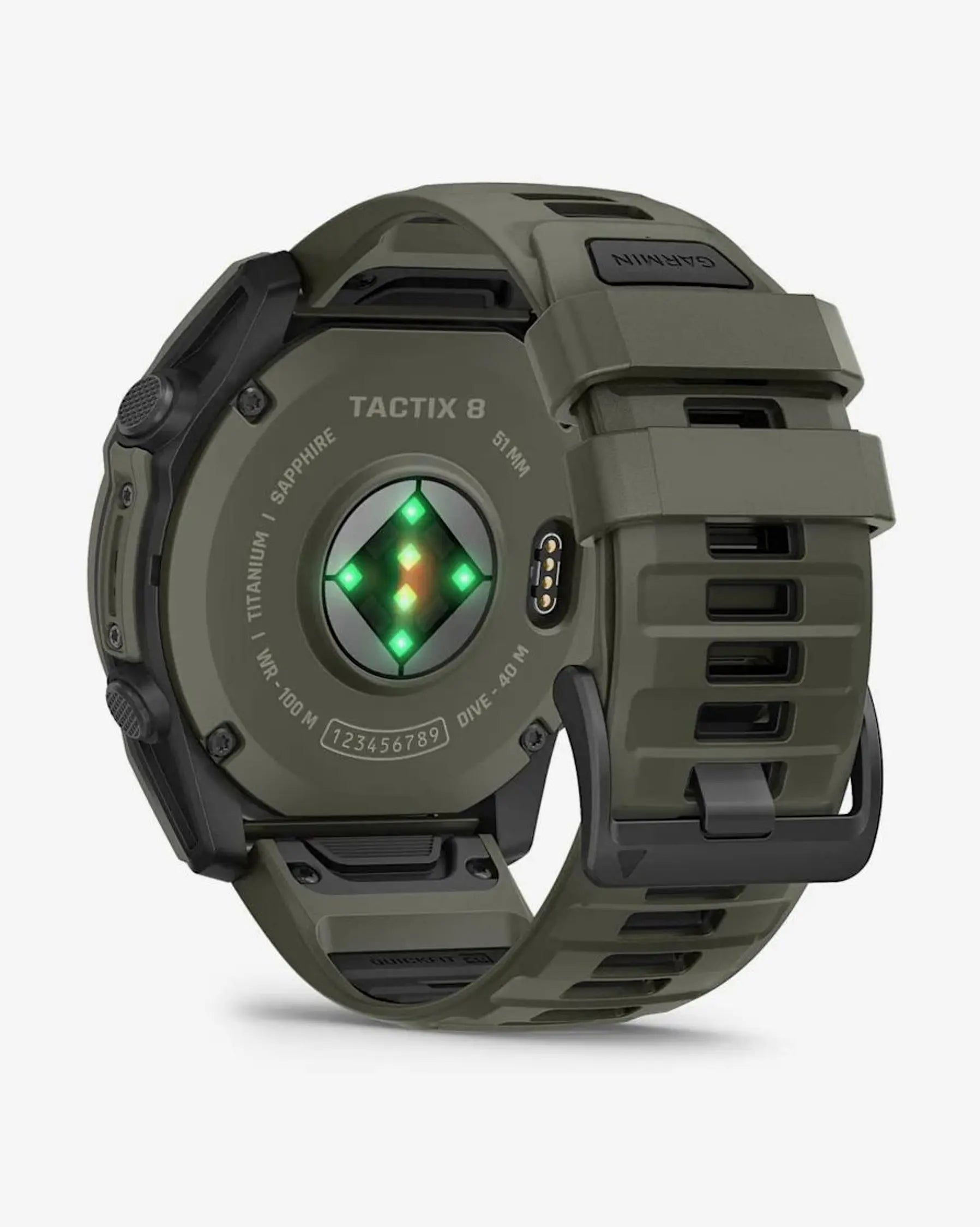 Garmin Tactix 8 AMOLED 51 mm Cerakote verde