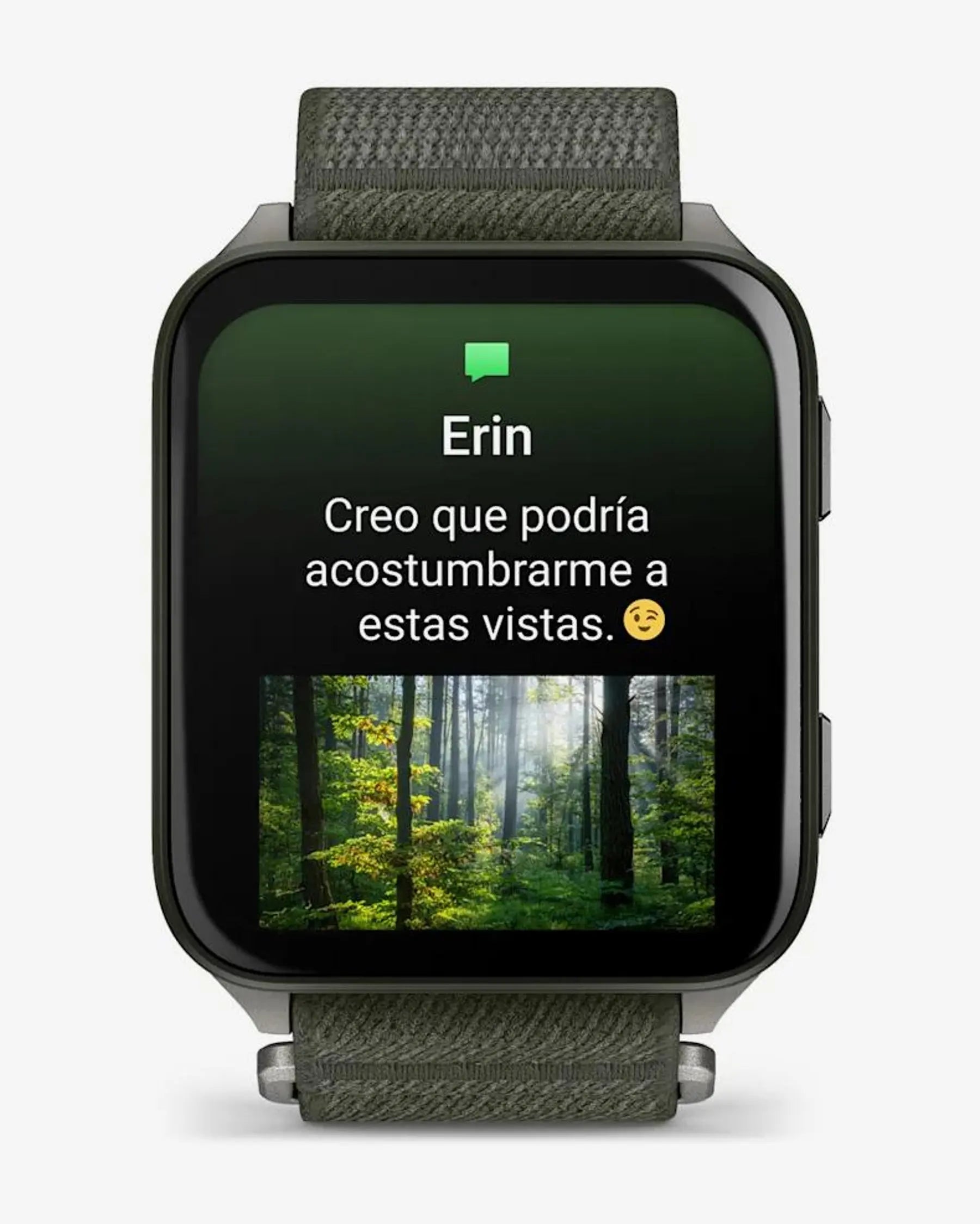 Garmin Venu X1 verde correa verde