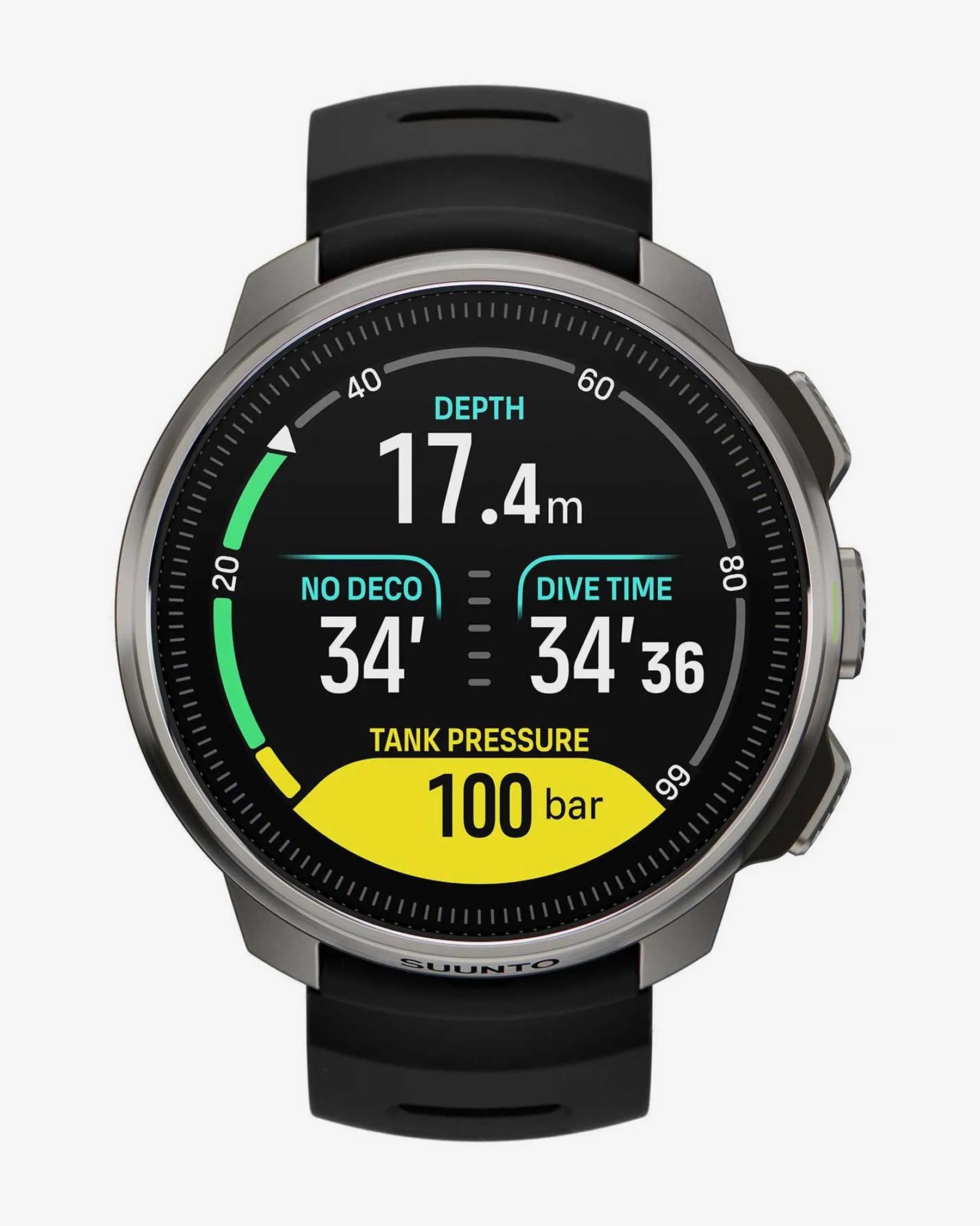 Ocean Steel Black Dive - Reloj de buceo con GPS