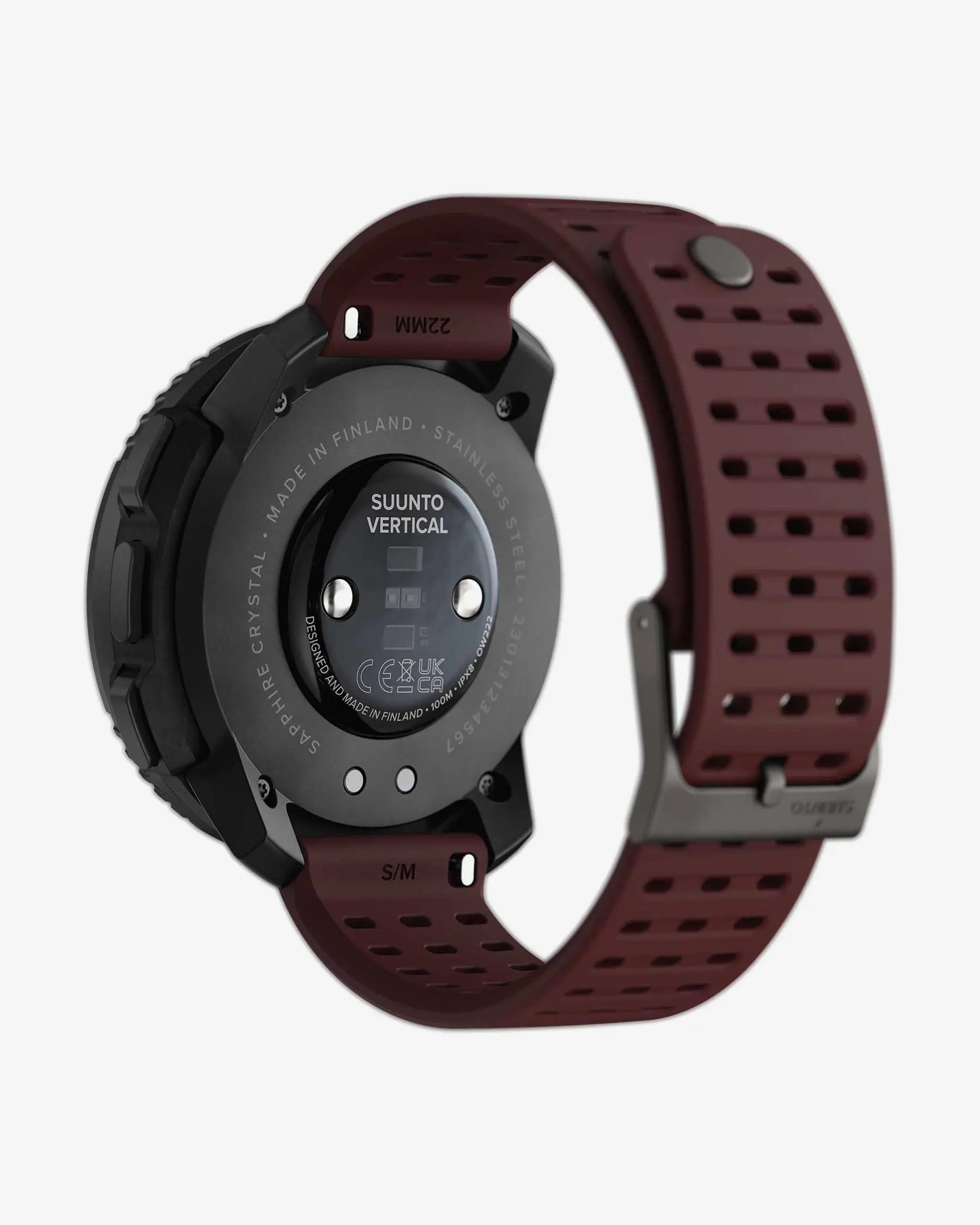 Suunto Vertical Ruby Black: reloj GPS multideporte con 95 modos